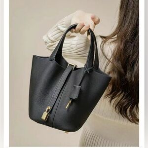 Elegant Black Tote Bag